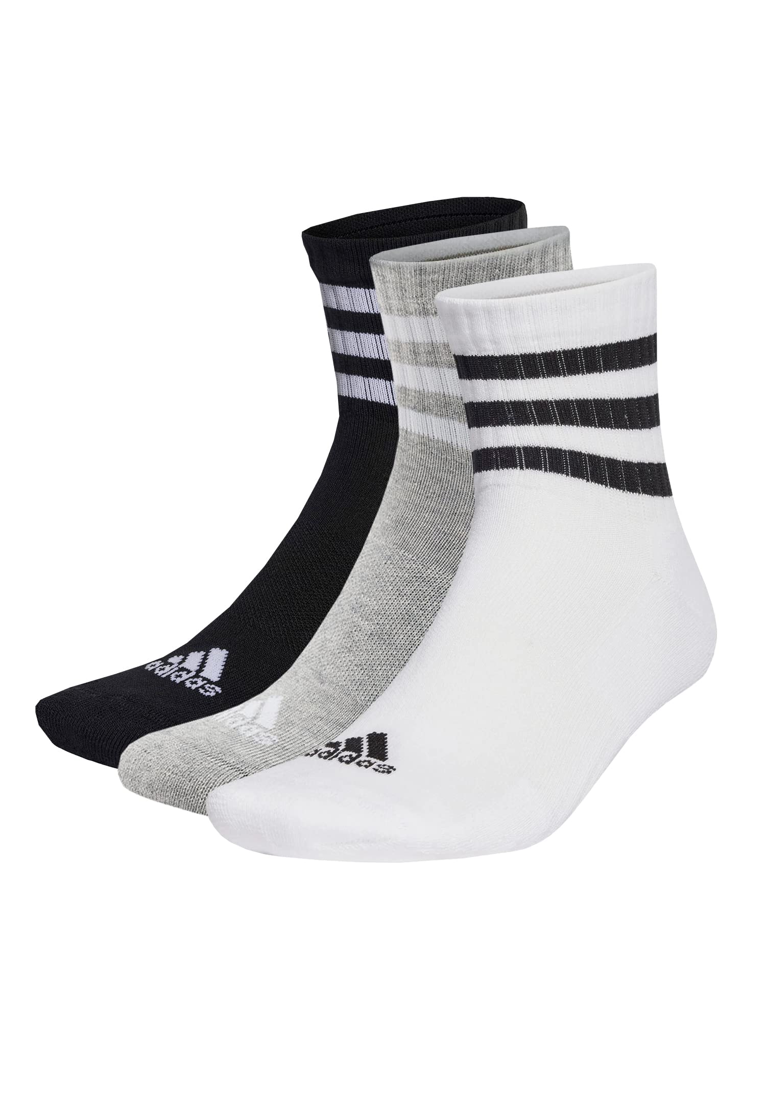 Adidas 3s C Spw Mid 3p Socks 3 Pairs EU 46-48