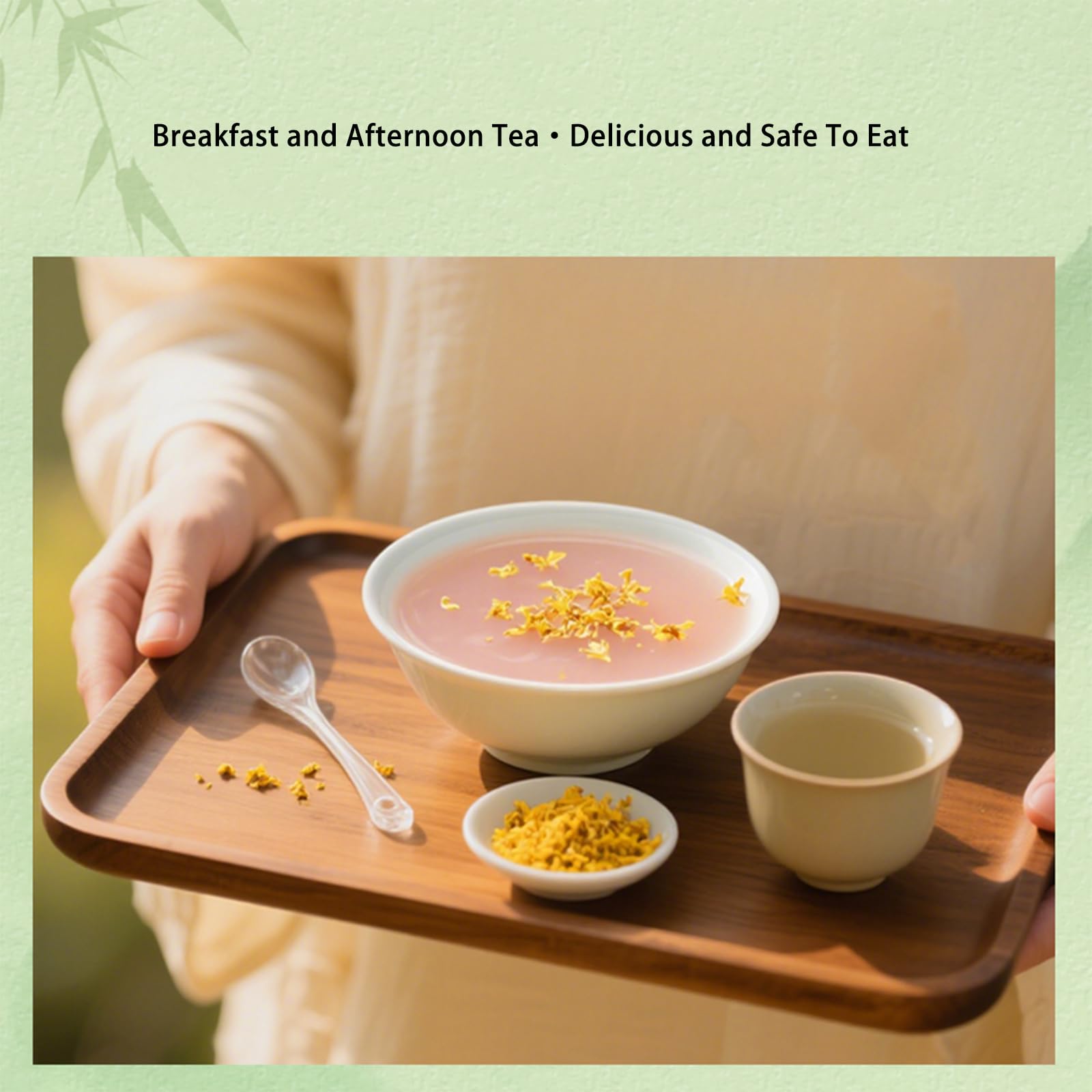 Chia Seed Osmanthus Nut Lotus Powder,莲藕粉,Instant Breakfast Powder,Nutritious Meal Replacement Powders,for Homemade Porridge, Hot Pot & Asian Desserts