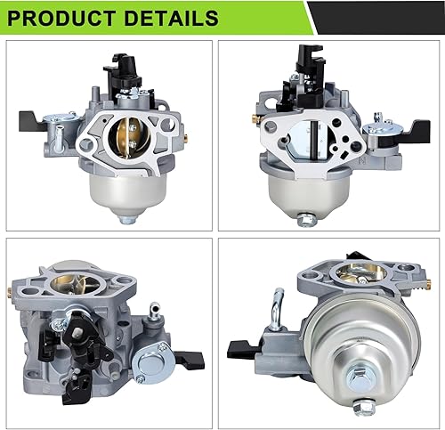 Miniatura 9 de Harbot 16100-ZF6-V01 Carburador con filtro de aire 17210-ZE3-505 Filtro de gas tanque de combustible para Honda GX340 GX390 13HP 11HP 16100-ZF6-V00