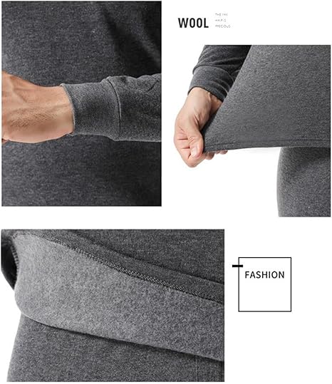 Set Biancheria Intima John Lunga Uomo Invernale Ultra Morbida - Foto 5