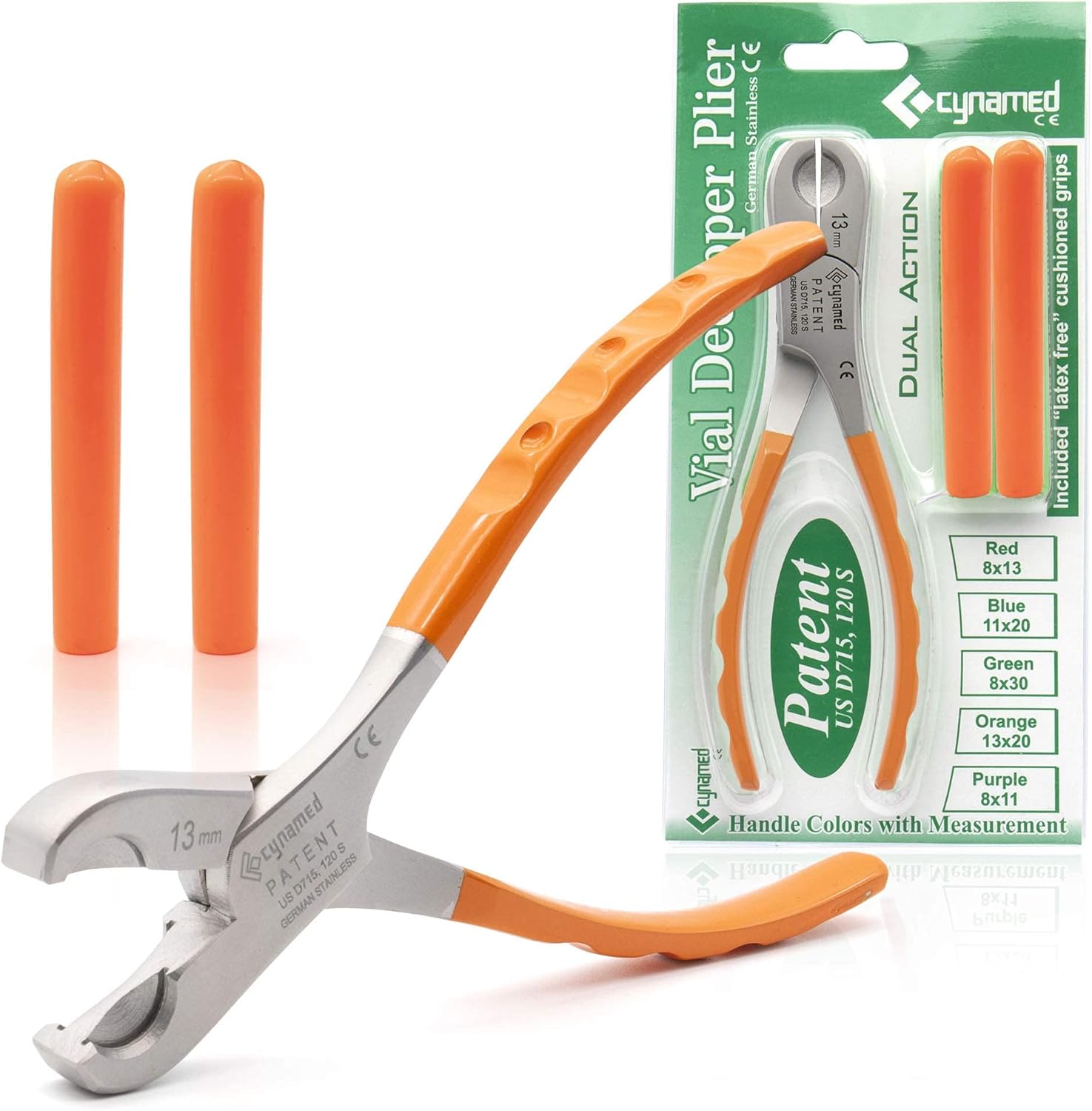 Promo 40% OFF Cynamed Twin Action Decapper Pliers - Perfect for Decapping 13mm and 20mm Crimped Vials and Bottles
