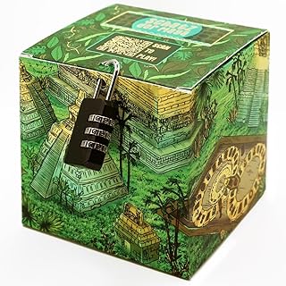 Rätselbox – Escape Room Geschenkbox im Tempel-Abenteuer-Stil – Schatzsuche als kreative Geschenkidee – Verpackung für Geburtstag, Geldgeschenke & Gutscheine