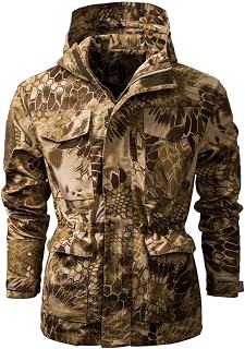 KJDWJKJRF Rain Jacket Men's Waterproof Long Wind Jacket Men's Lightweight Fleece Jacket Softshell Jacket Men's Waterproof Hood Men's Bomber Jacket Lightweight Cross-Country Jacket Training Jacket
