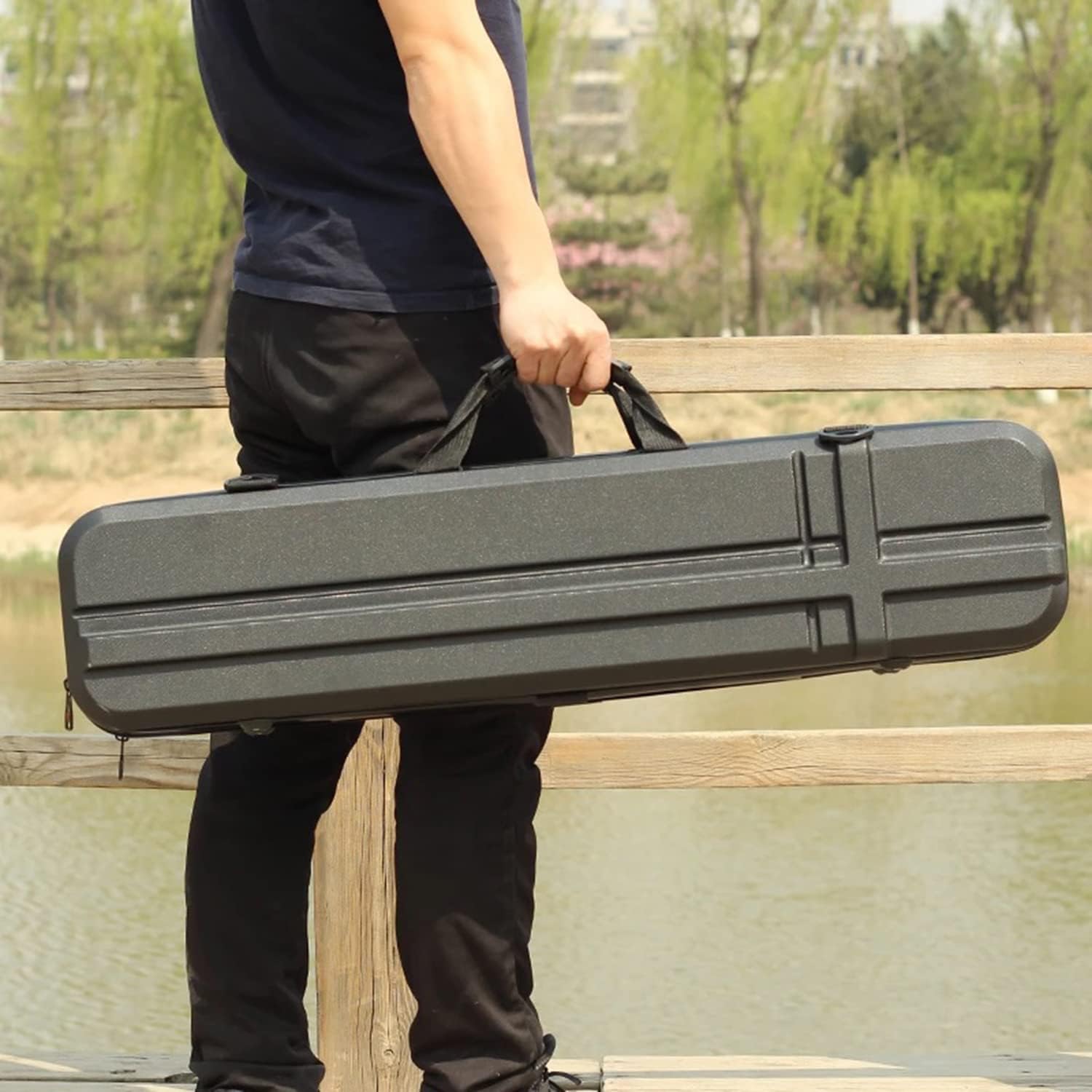 tonchean Takedown Recurve Bow Case Hard with Shoulder Strap, Recurve Bow Travel Case ABS Portable Archery Recurve Bow Hard Case with Arrow Separator for Hunting Outdoor Shooting Practice : Sports & Outdoors