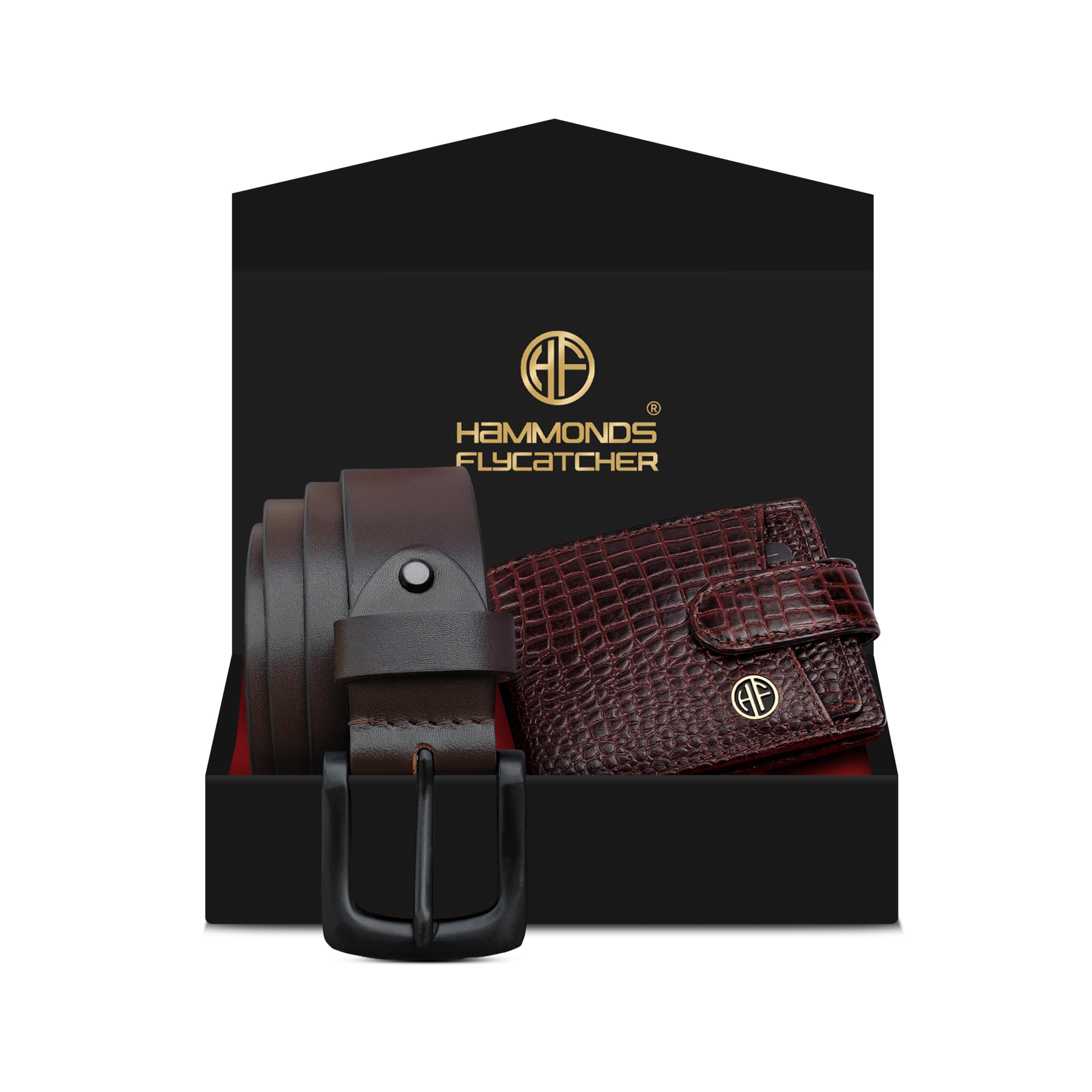 Men's Genuine Leather Belt Wallet Combo - Valentine's Gift for Boyfriend and Husband - Birthday Gift for Boyfriend Unique - Leather Wallet & Belt Combo-Gift Ideas ,Brown-image-32