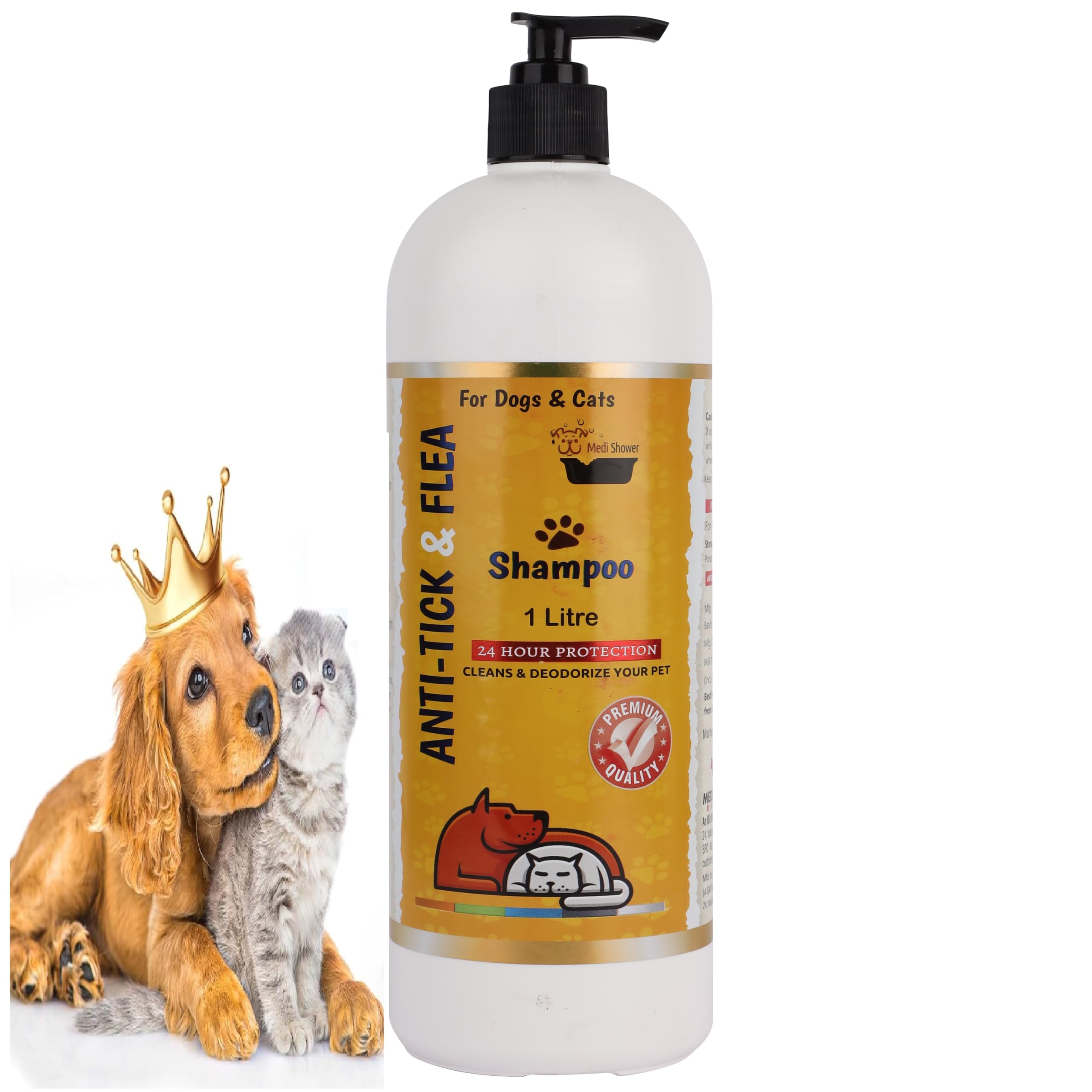 Medilogy Biotech Dog Shampoo Anti Tick 1 Liters Protects Promotes Healthy Skin Coat Anti Bacterial Anti Fungal Anti Itch Anti Inflammatory