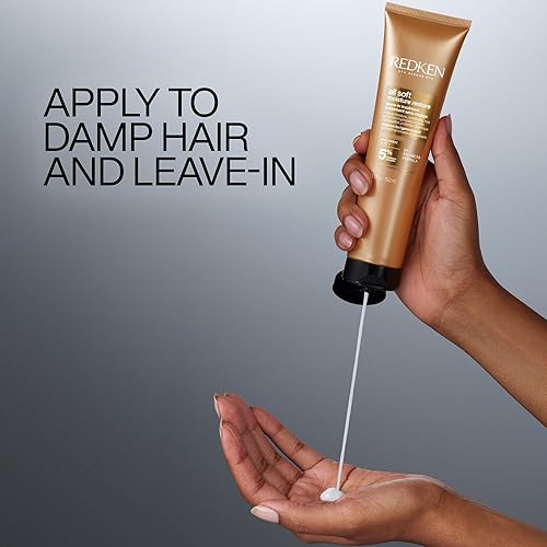 Miniatura 7 de Redken All Soft Moisture Restore Leave-In Treatment  Hyaluronic Acid Primer Hair Treatment for Dry and Brittle Hair  Humidity Heat and Frizz