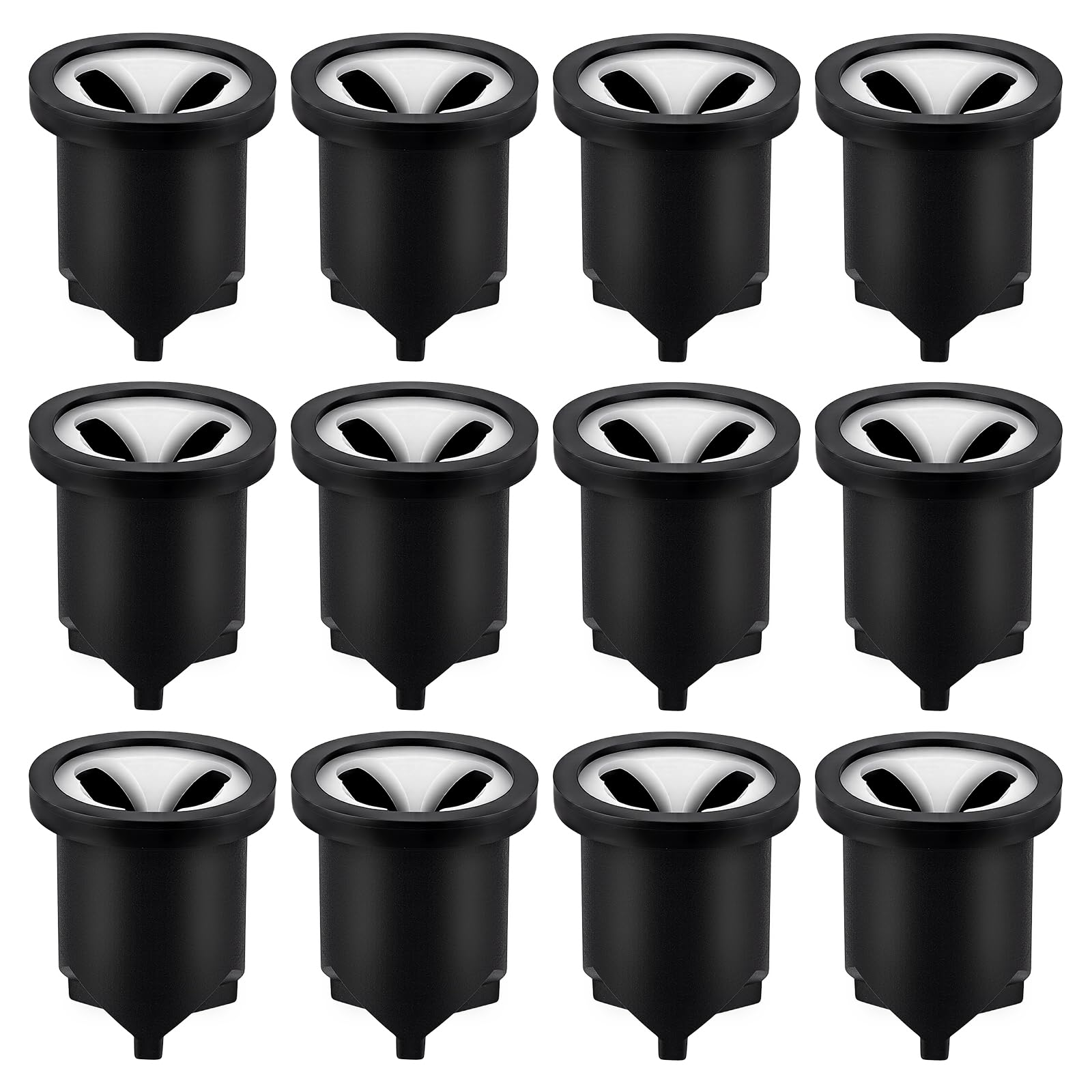 Peacoblue Confezione da 12 kit di riparazione per interruttori sottovuoto per flushometri, valvole di scarico sottovuoto, kit di riparazione per sciacquoni e valvole di scarico per orinatoio, facile