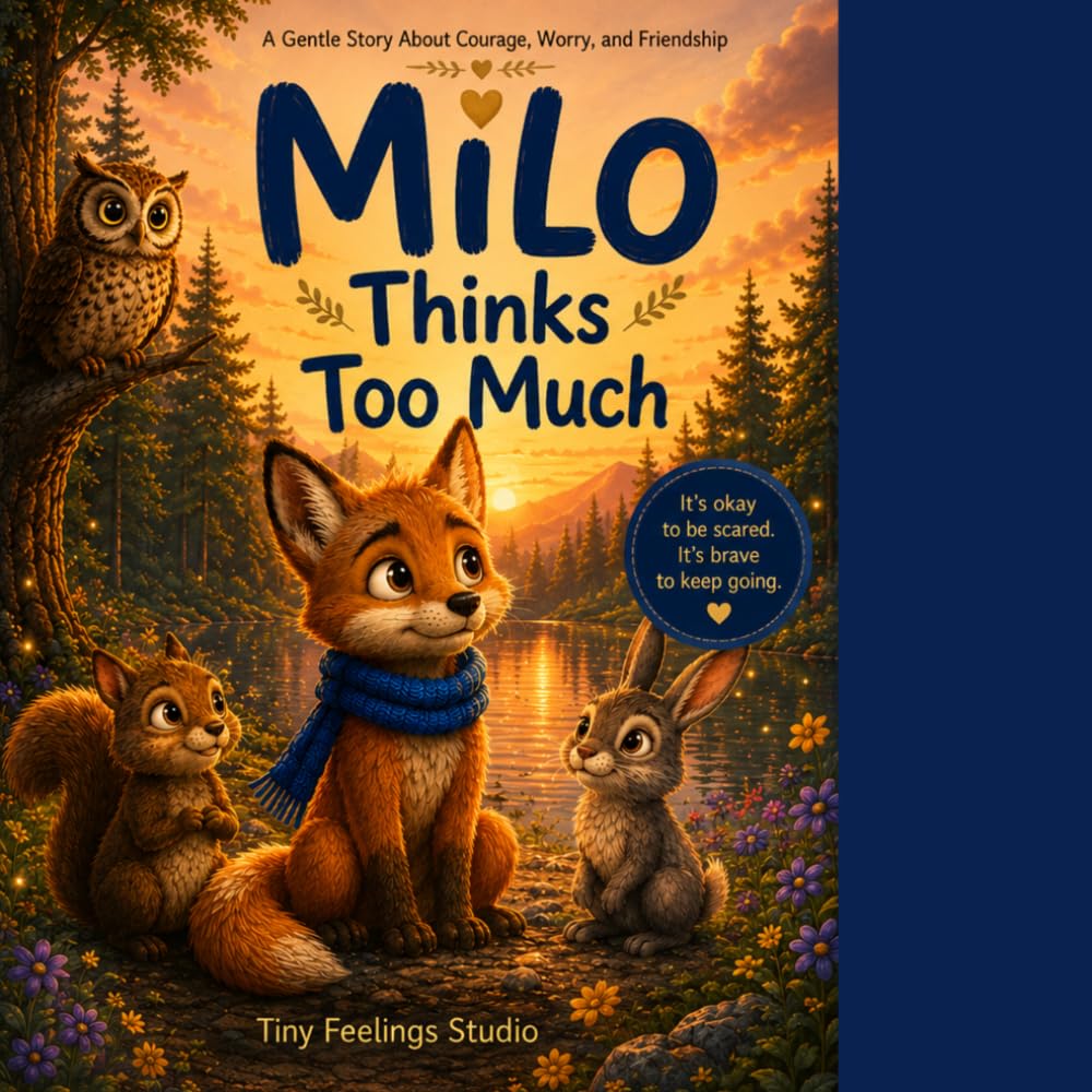 Milo Thinks Too Much: A Gentle Story About Courage, Worry, and Friendship