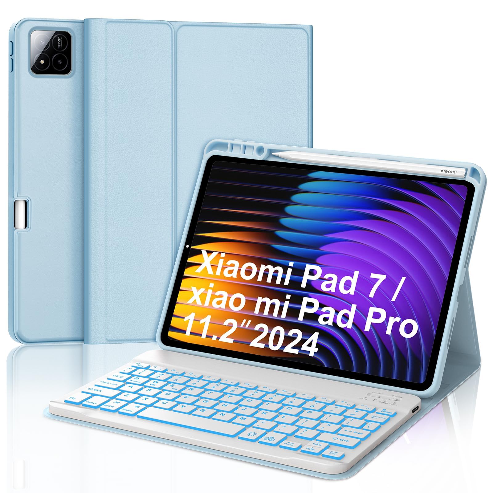 Amazon.co.jp: IVEOPPE キーボードケース Xiaomi Pad 8/8 Pro/Pad 7/7