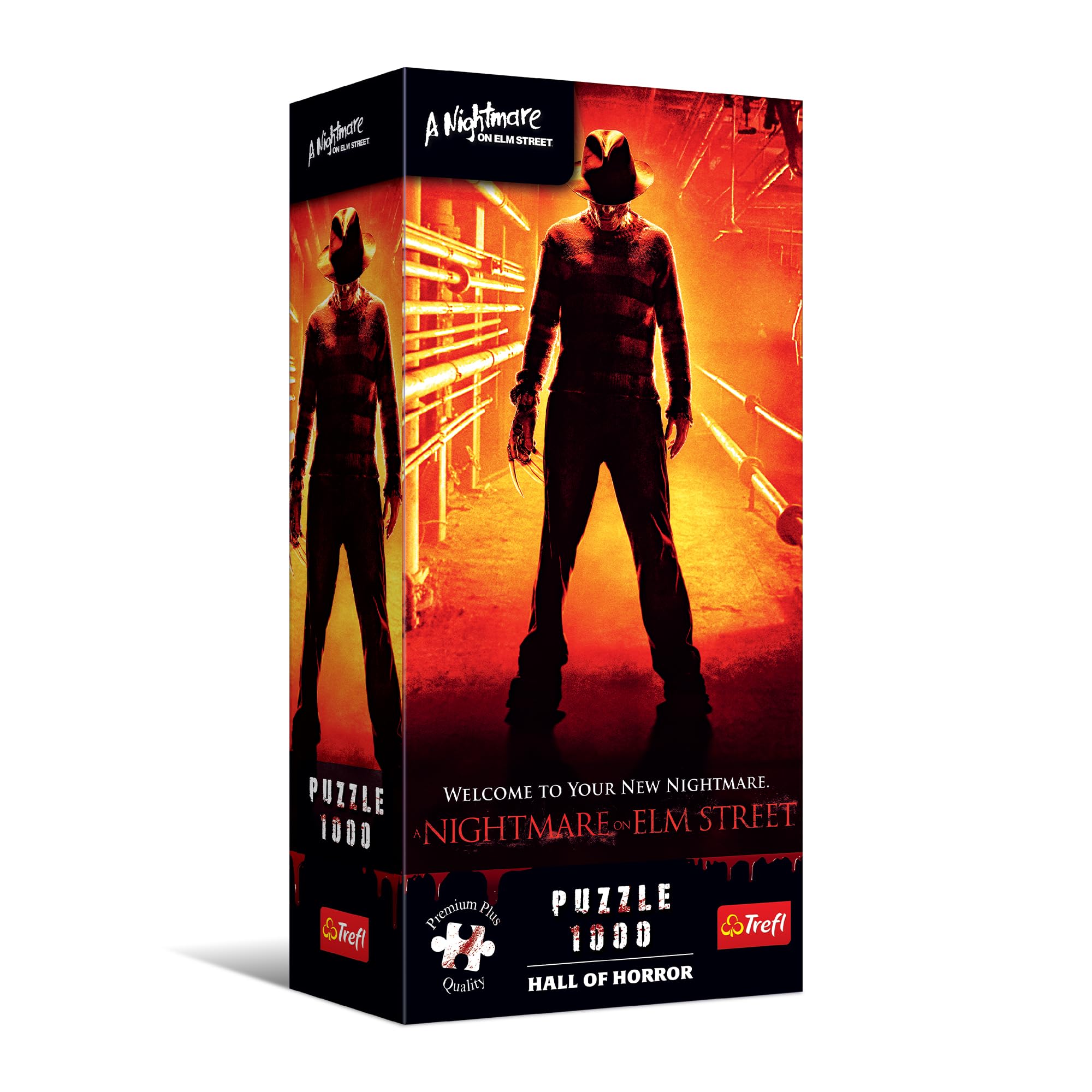 Trefl - Puzzle 1000 Elementów, Koszmar z Ulicy Wiązów, Premium Plus | Dla dzieci i dorosłych 14+, wysokiej jakości, kreatywna rozrywka, precyzyjnie dopasowane, idealny prezent, relaks, dekoracja