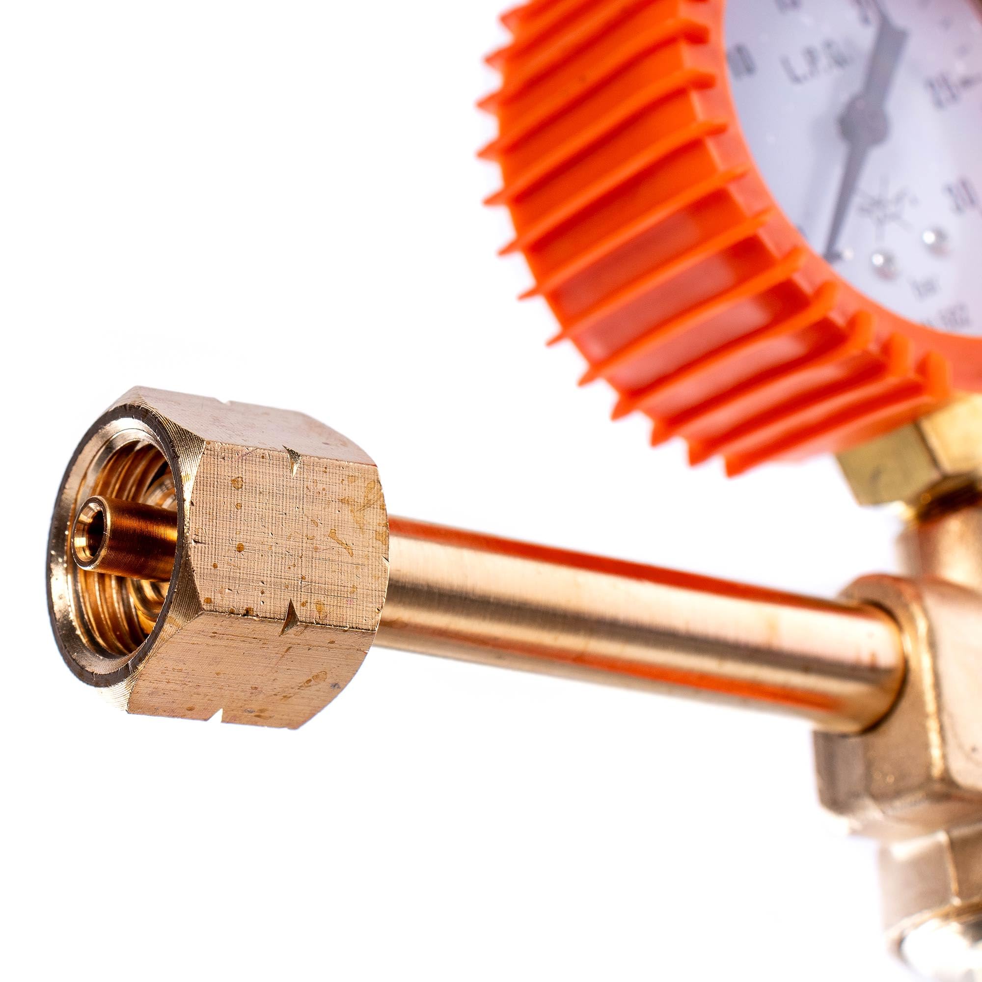 TC TECHNIC Réducteur pression Régulateur pour gaz Propane Butane LPG avec Deux Manomètres