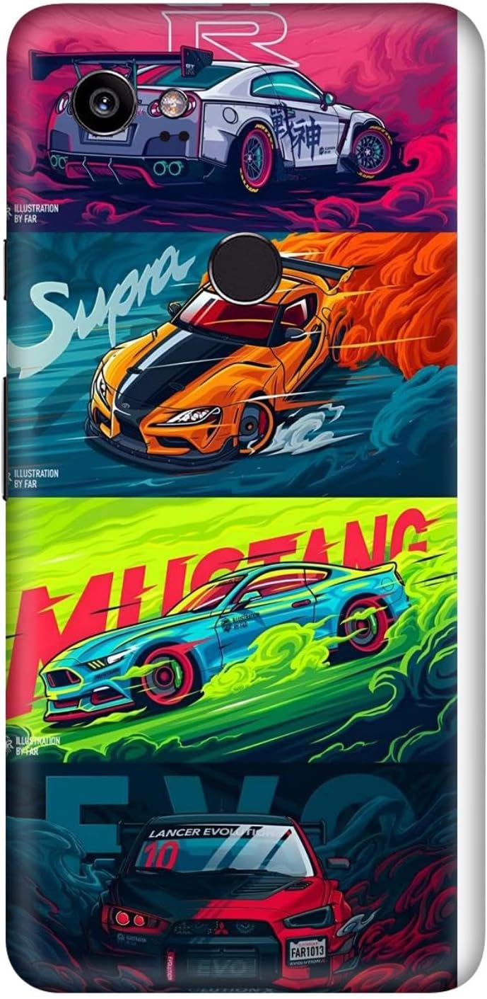 Mobile Skins Compatible with Google Pixel 2 XL (Not Back Cover) Scratchless Back & Camera Protection Skins for Google Pixel 2 XL ; Google Pixel 2 XL -DP-177