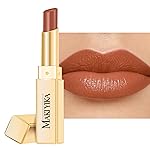 MAKI YIKA Moisture Light Brown Lipstick for Women Hydrate Lip Gloss for Dry Cracked Lips Weightless Glossy Lip Color Juicy Finish,MA050 Milk Brown