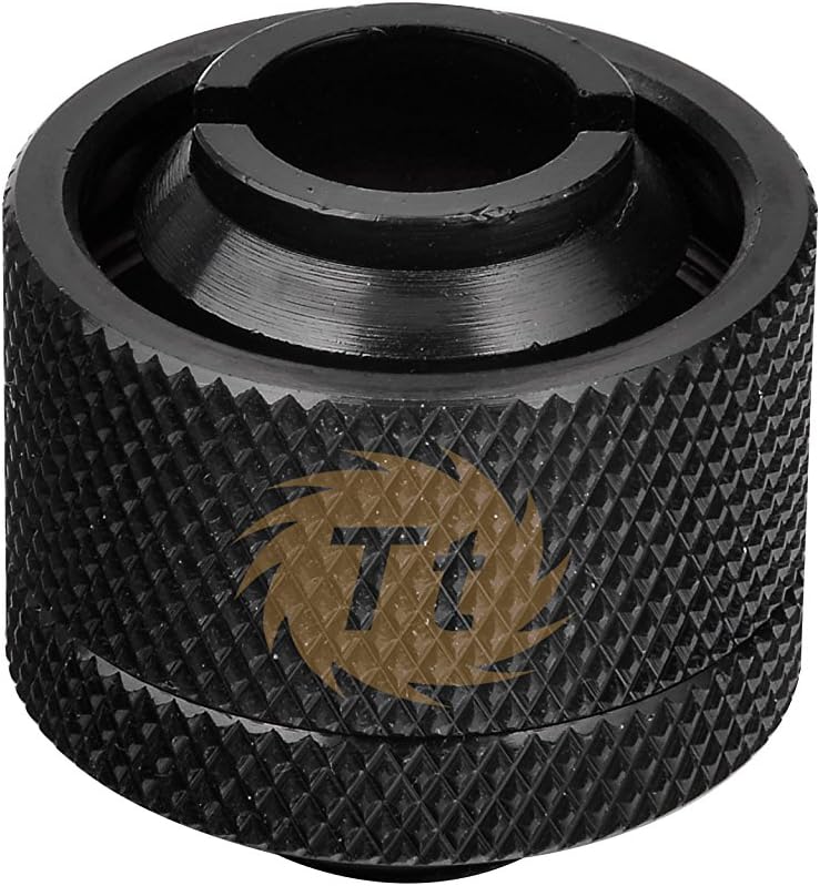 Thermaltake Pacific DIY LCS 12 ID x 34 OD Compression Fitting Black Cooling CL-W030-CA00BL-A