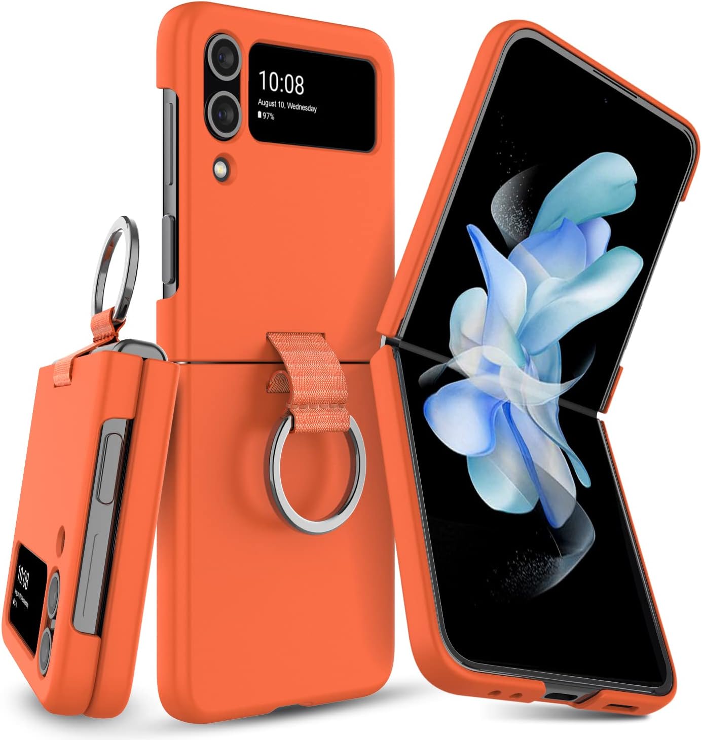 Tsuinz for Samsung Z Flip 4 Case,Galaxy Z Flip 4 Case 5G