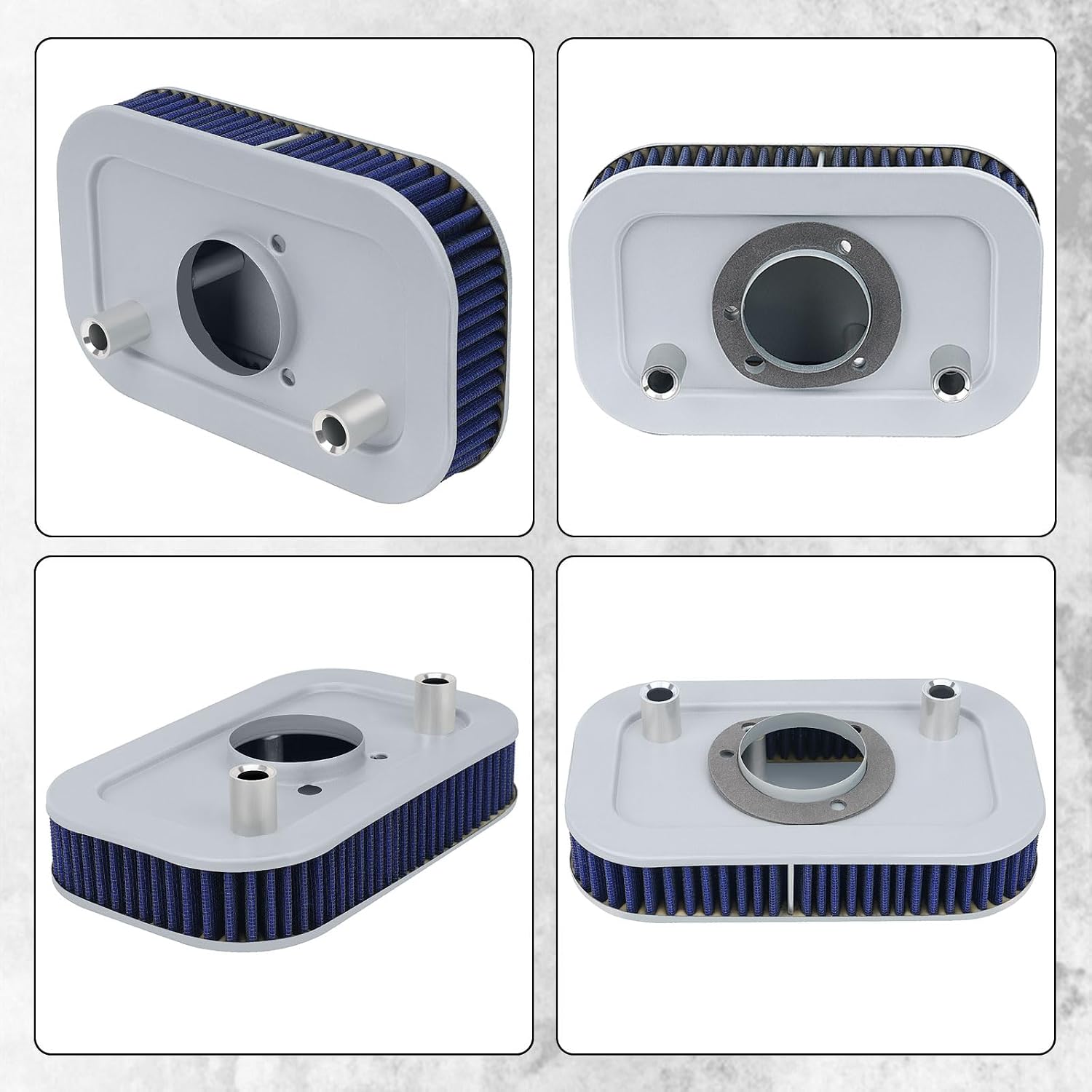 Air Filter 29331-04 Compatible With Harley XL883 XL883C XL883L XL883N XL883R XLH883 XL1200C XL1200L XL1200N XL1200R XL1200X XL50 Sportster Custom Low Roadster 74 54 CI