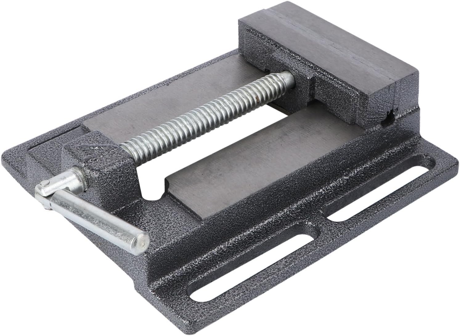 HOMSFOU 4 Inch Drill Press Vise for Woodworking Heavy Duty Table Vise Random Color Adjustable Bench Clamp for Milling and Drilling Machines