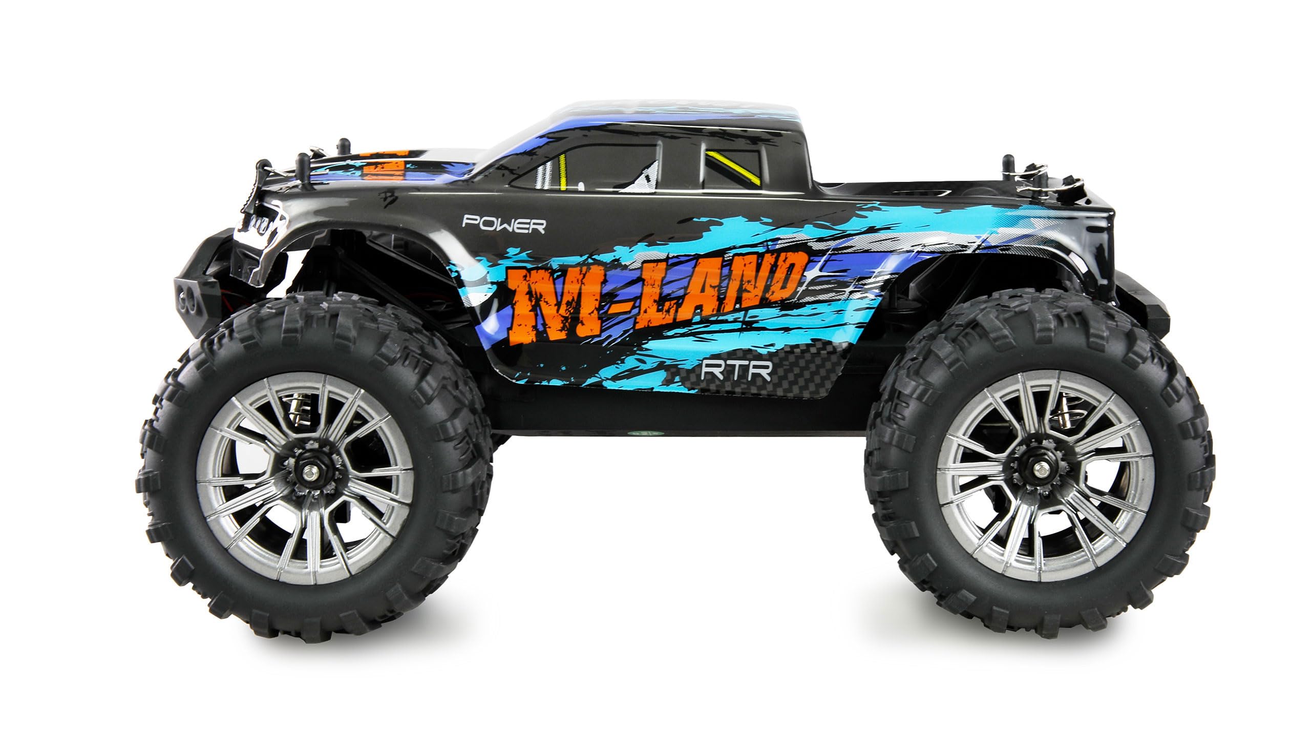M-Land Monster Truck 4WD 1:16 RTR 48 km/h zdalnie sterowany niebieski