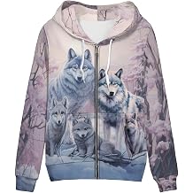 Showudesigns XS-5XL Zip Up Hoodie for Women Sweatshirt Pullover