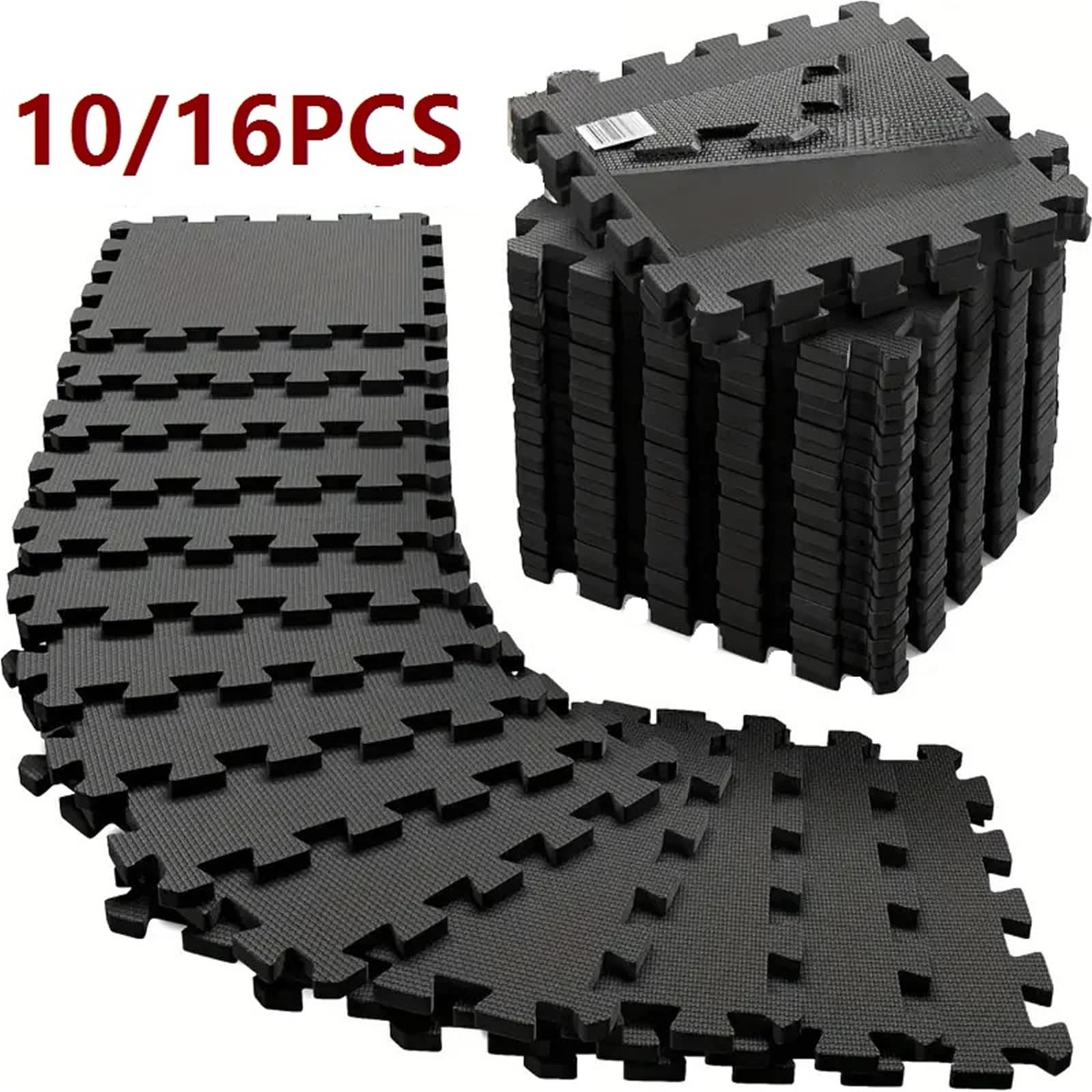 10/16Pieces Jigsaw Puzzle Fitness Mat Play