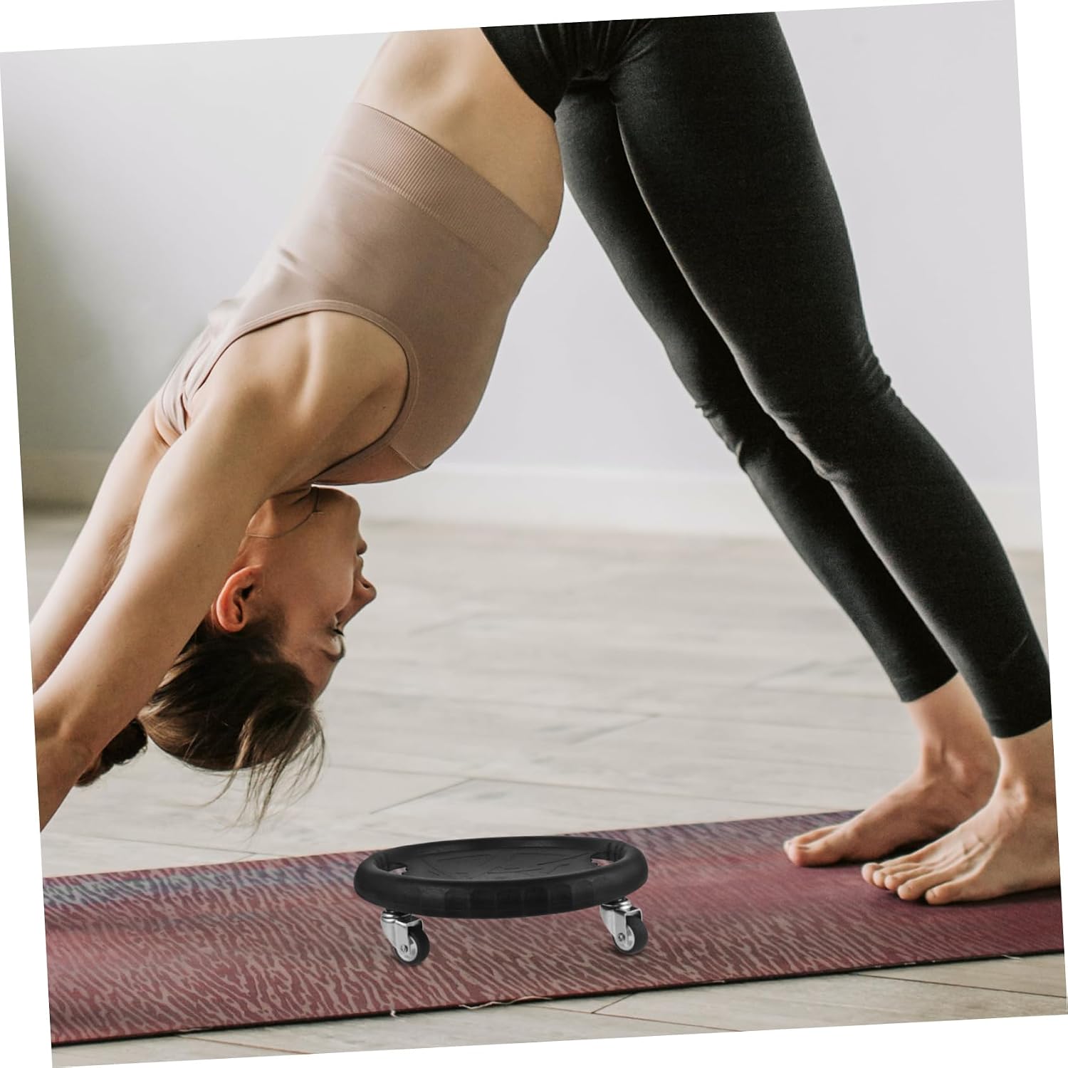 DECHOUS Abdominal Training Slider Disc Set for Core Strength Silent Sliding Fitness Equipment with Non-Slip Surface for Home Workouts and Ab Exercises