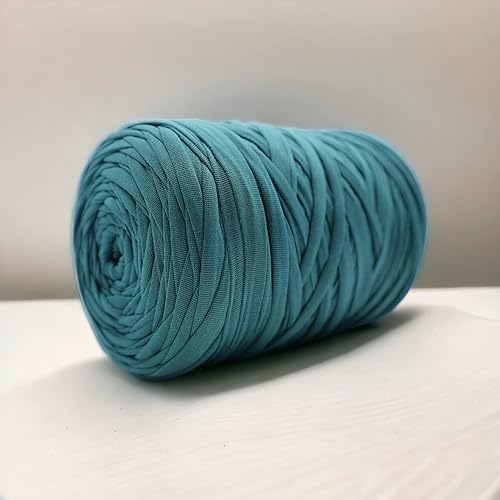 Miniatura 3 de Ann G Hilo de camiseta de alta calidad, poliéster supersuave, más de 300 pies, duradero, sin pelusas, color consistente, elástico (verde azulado