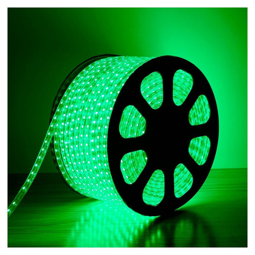 JSG Accessories® 240v LED Strip Light| IP65 Waterproof| 60 LEDs/m | 3528 SMD Green LEDs| 50000hrs Life Expectancy| Home/Office Decor| Highlight Stairs, Shelves, Interiors & Exteriors