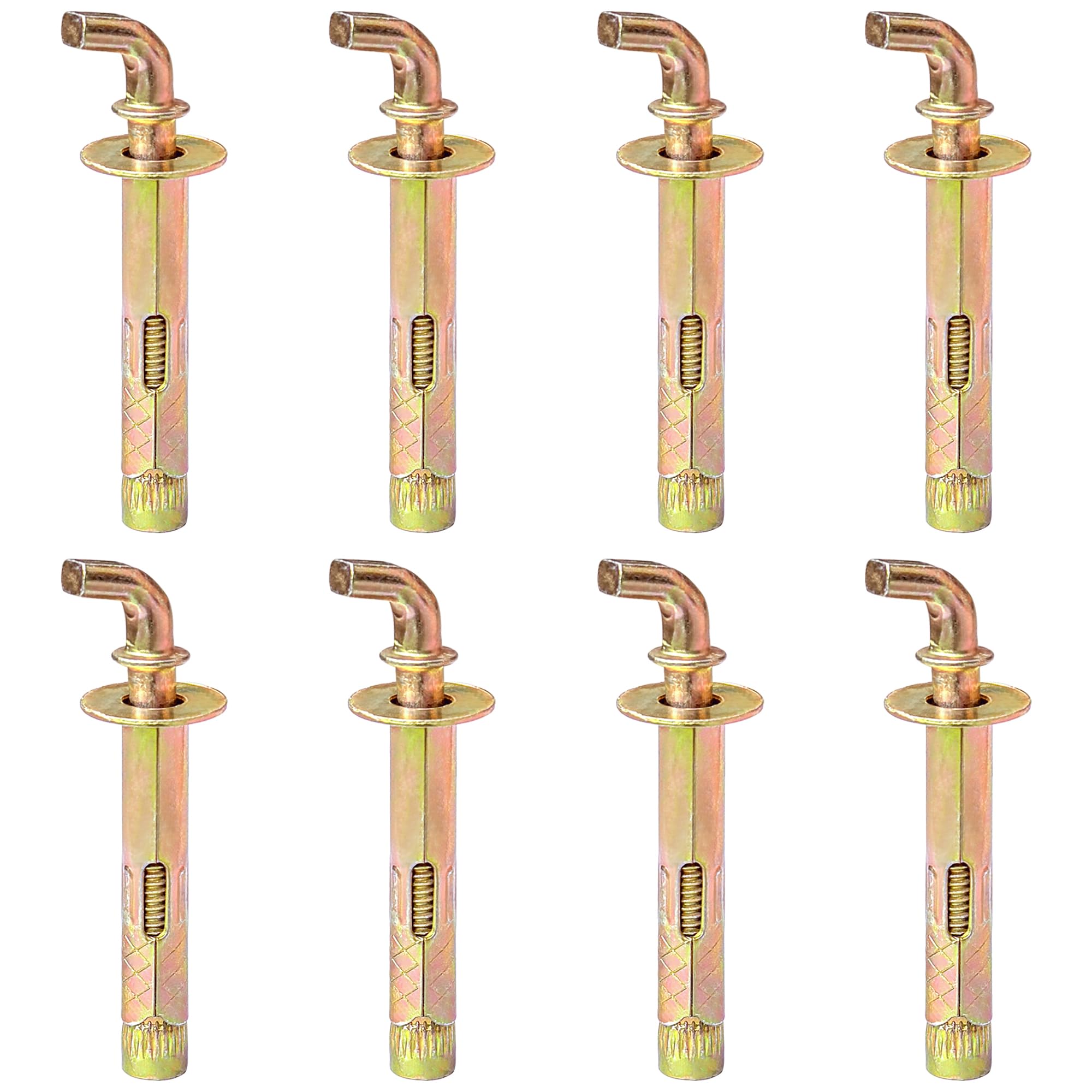 8 Pieces Heavy-Duty Expansion Hook Bolts - M10 Wall Anchors for Water Heaters & Shelving - Image 2