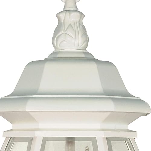 Miniatura 5 de Nuvo 60885 Farol de pared con paneles biselados de color claro., 60894, 60.00watts, 120.00 volts