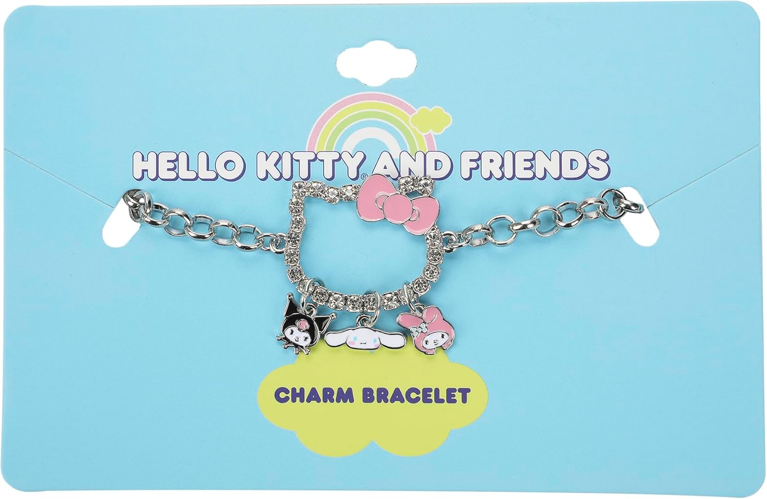 Bioworld Hello Kitty Character Shape Bracelet With Three Character Charms - Image 3