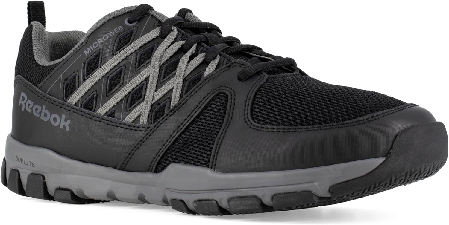 Reebok Work Men's Rb4015 Sublite Athletic Soft Toe Work Shoes