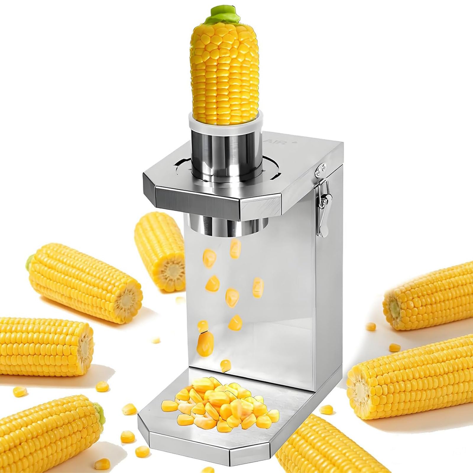 Spogliatore Elettrico per Mais Fresco, sgranatrice in Acciaio Inox 3.5cm+4cm
