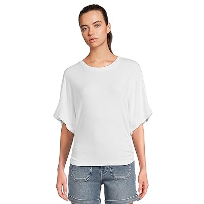Michael Stars Vicky Scoop Neck Balloon Sleeve T Shirts Women