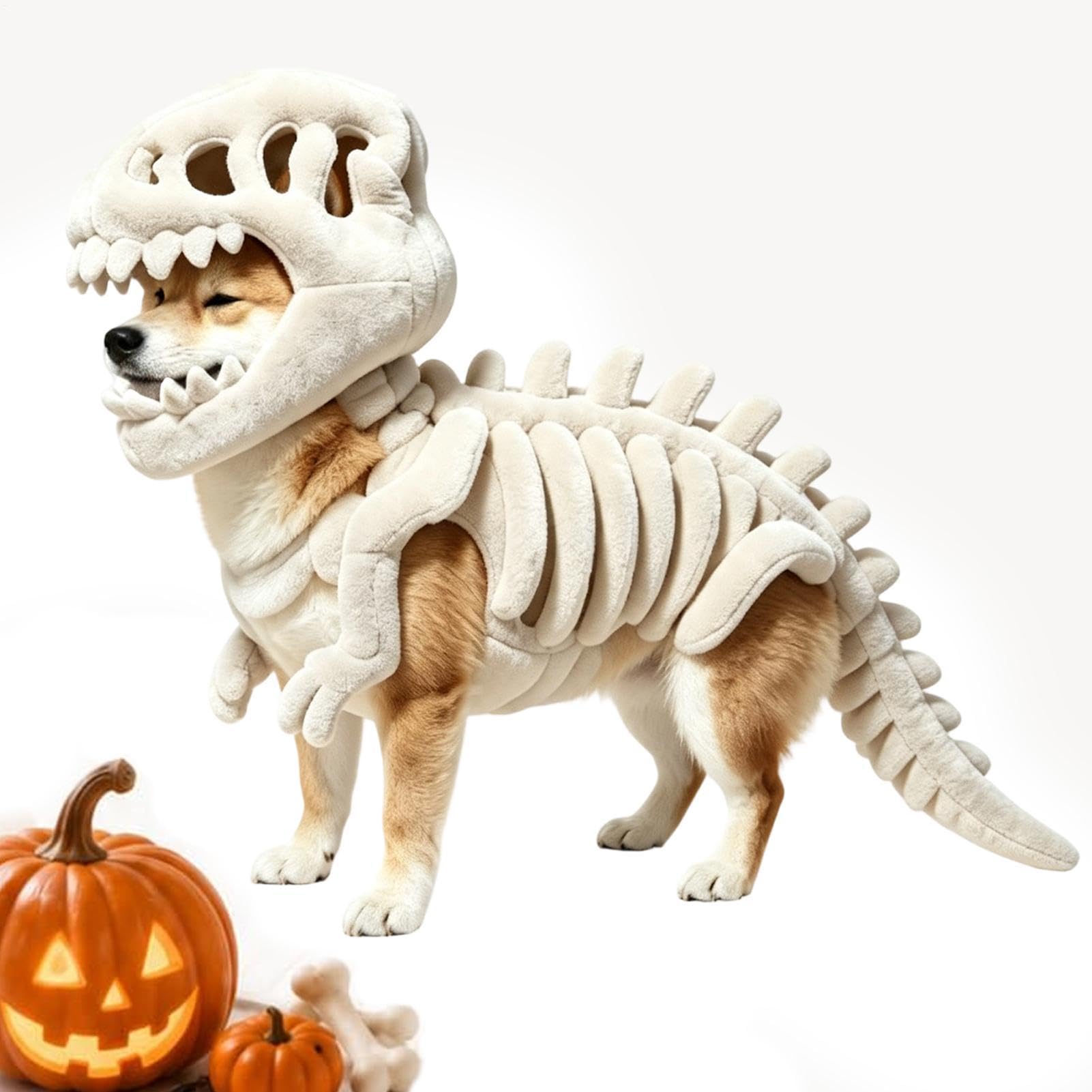 Costume da dinosauro per gatti, travestimento per animali domestici