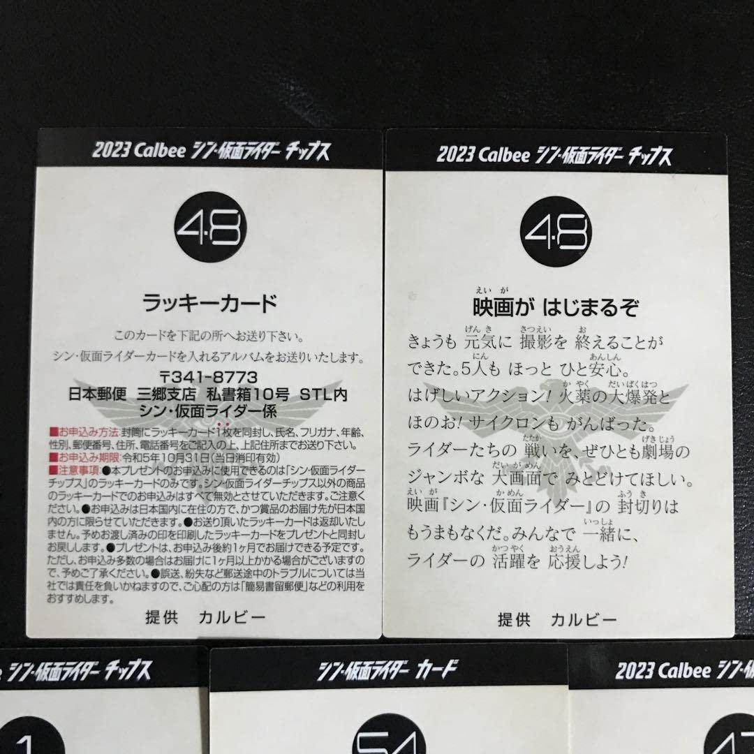 Amazon.co.jp: シン仮面ライダーチップスラッキーカード48映画が