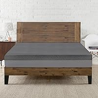 Vista 7 de Cubrecolchón de espuma viscoelástica individual de 3 pulgadas, cubrecolchón de espuma ventilada con funda de refrigeración, protector de colchón