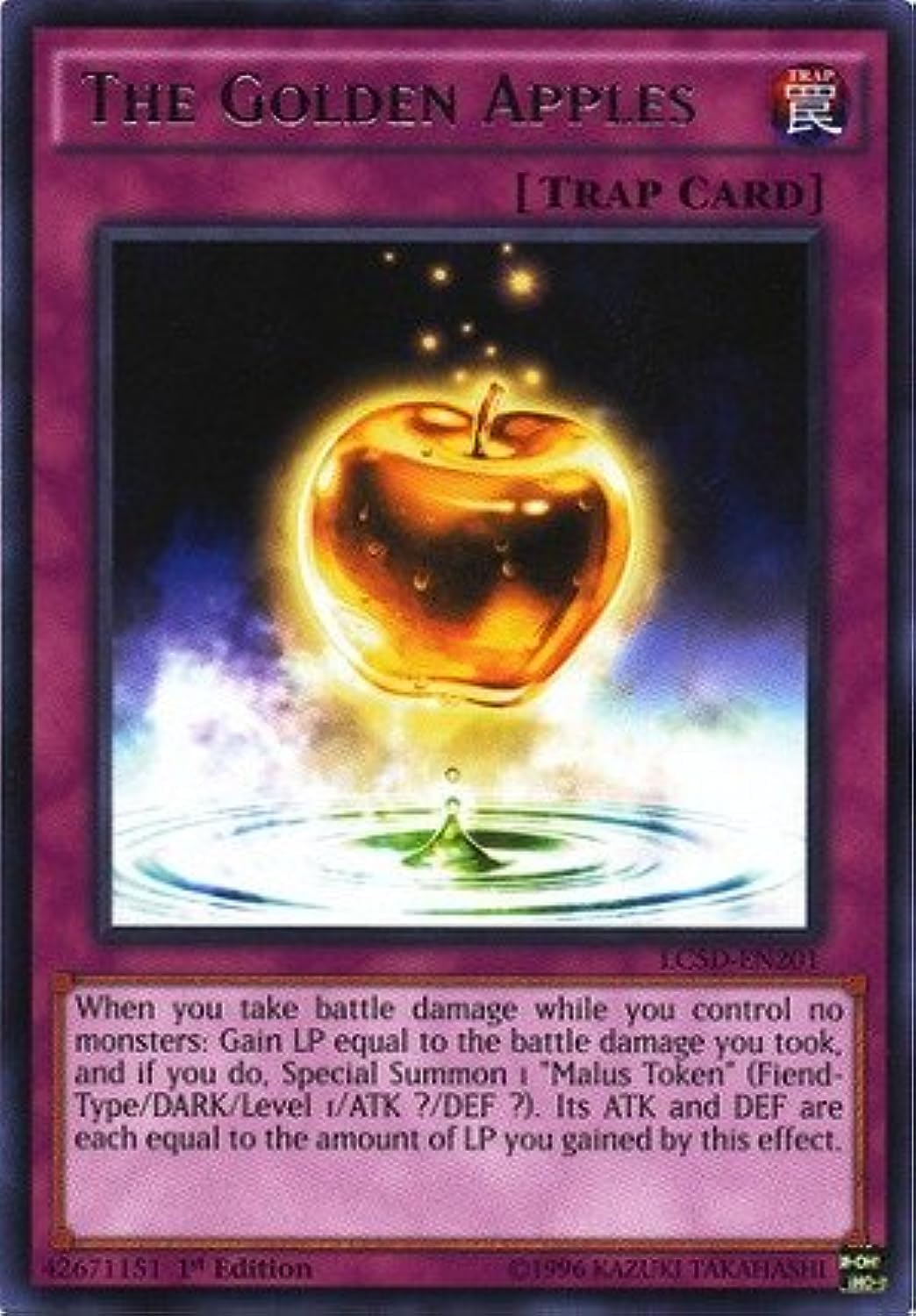 Amazon.com: YU-GI-OH! - The Golden Apples (LC5D-EN201) - Legendary  Collection 5D's Mega Pack - 1st Edition
