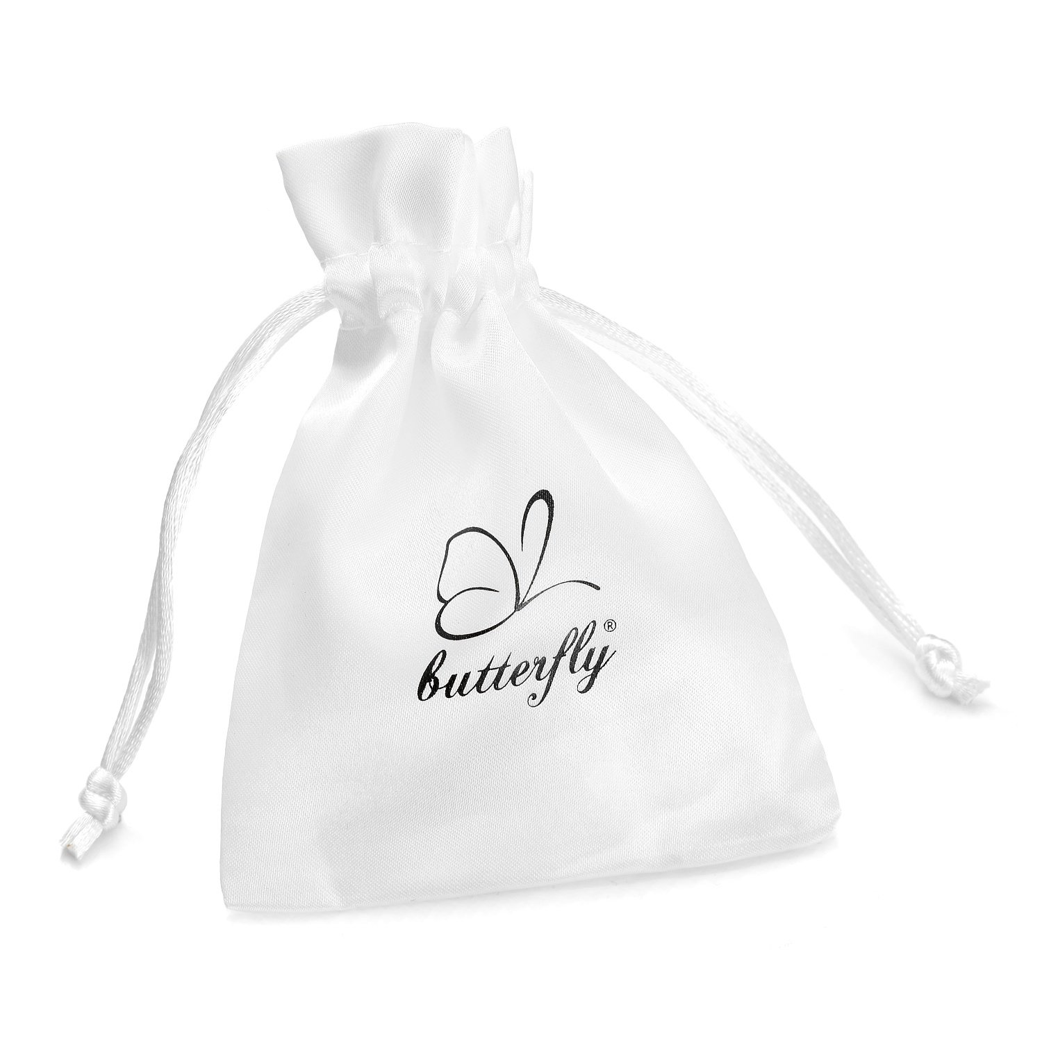 butterfly Orecchini Per Bambini In Argento Sterling Con Design Di Note Musicali E Chiusura A Perno