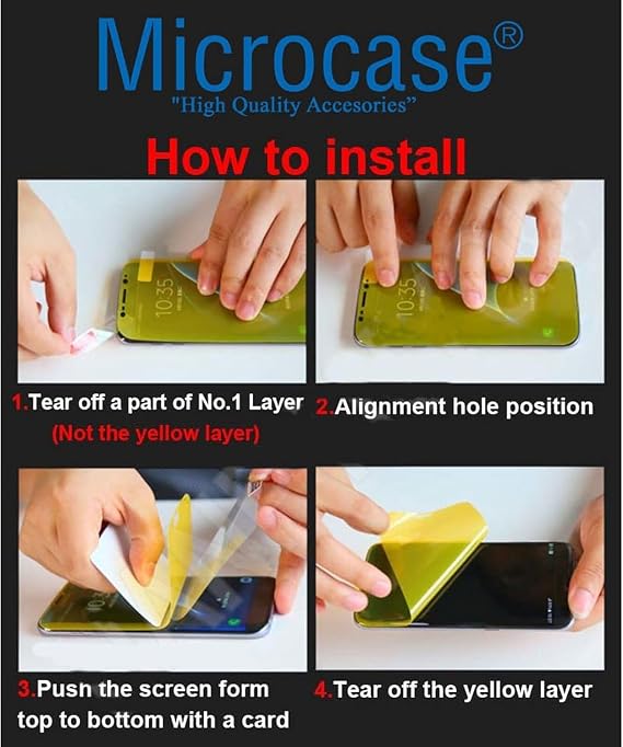 Microcase Huawei Nova 13 Pro Full Ön Arka Kaplama Koruma Filmi - AL3279