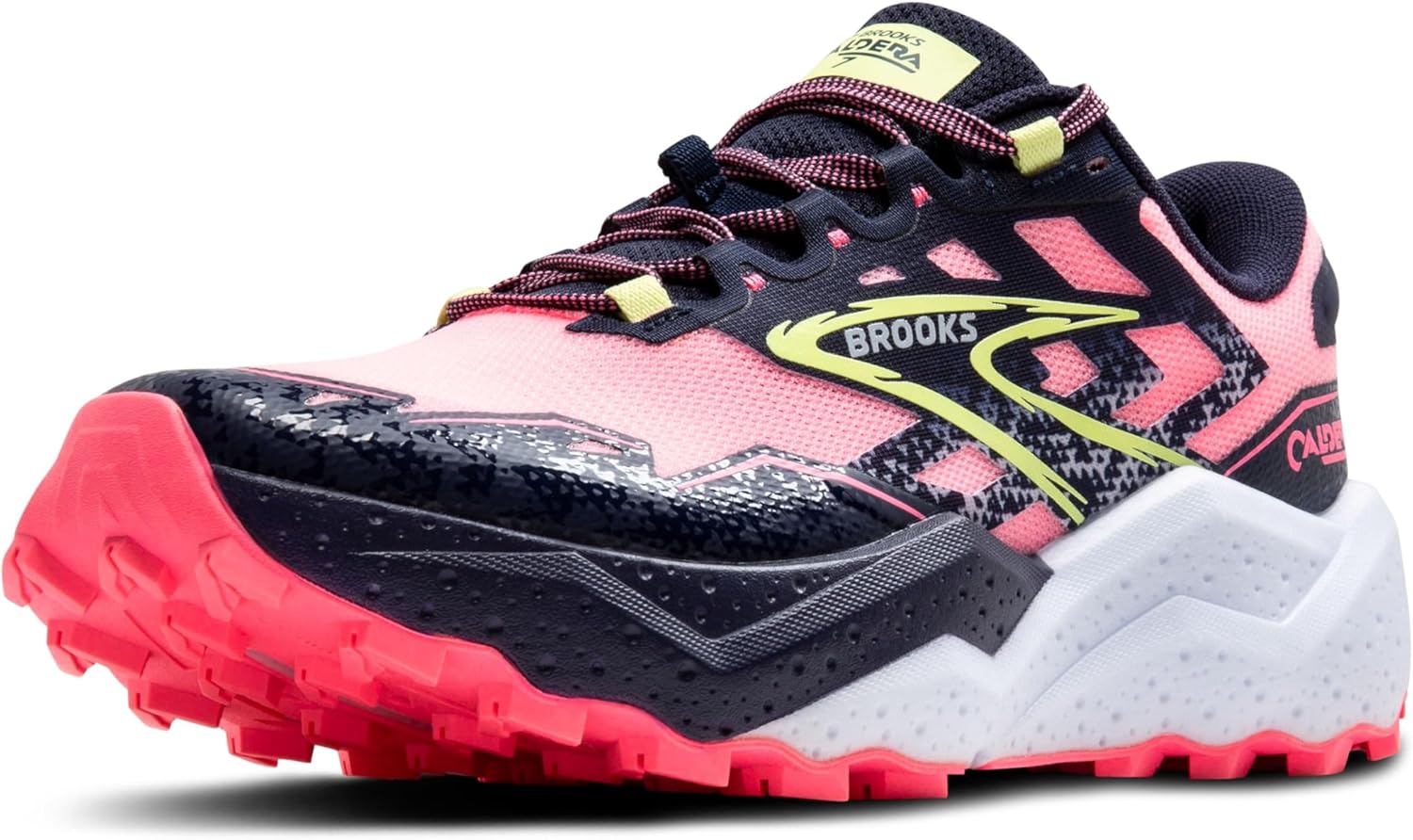 Brightly Colored Brooks Caldera 7 Trail Running Shoe