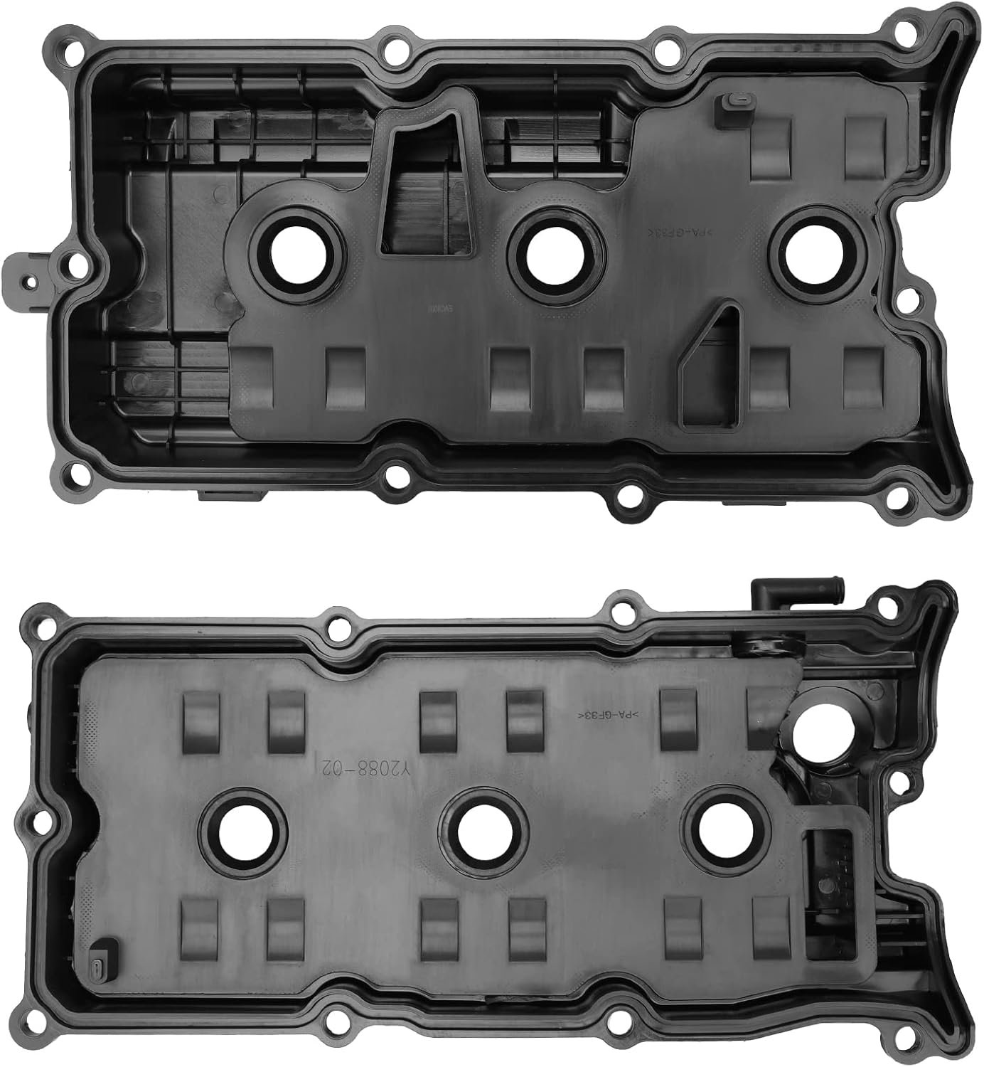 Engine Valve Covers & Gaskets Set Compatible with Nissan Altima 2002-2006, Maxima 2002-2008, Murano 2003-2007, Quest 2004-2009, Infiniti I35 2002-2004 3.5L V6