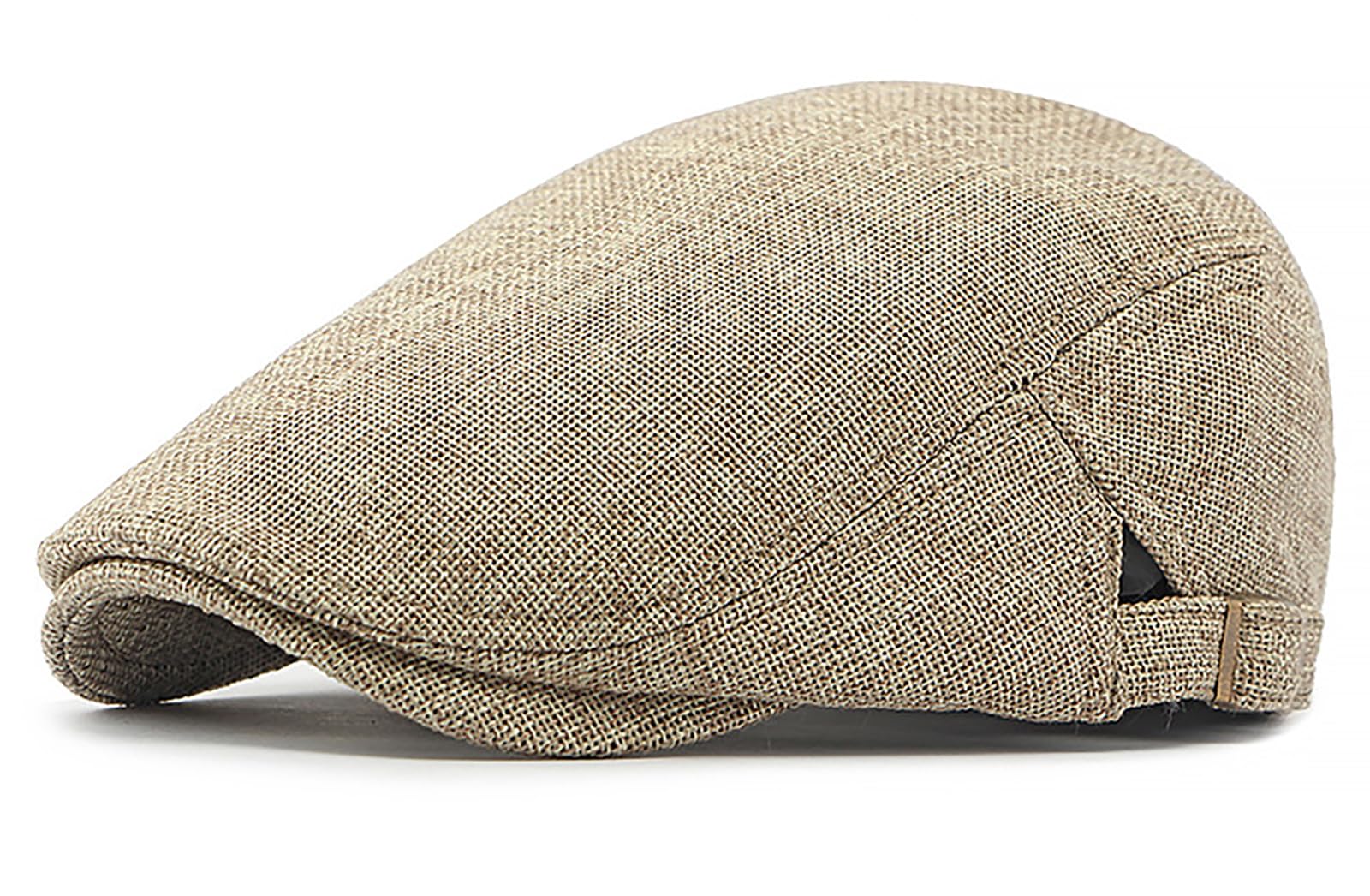 DIYDECAL Mens Linen Flat Ivy Mesh Newsboy Caps Classic Driving Beret Hat for Women