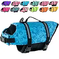 Doglay Dog Life Jacket with Rescue Handle, Dog Life Vest for Swimming Boating, Adjustable Reflective Puppy Swim Vest with Superior Buoyancy for Small Medium Large Dogs