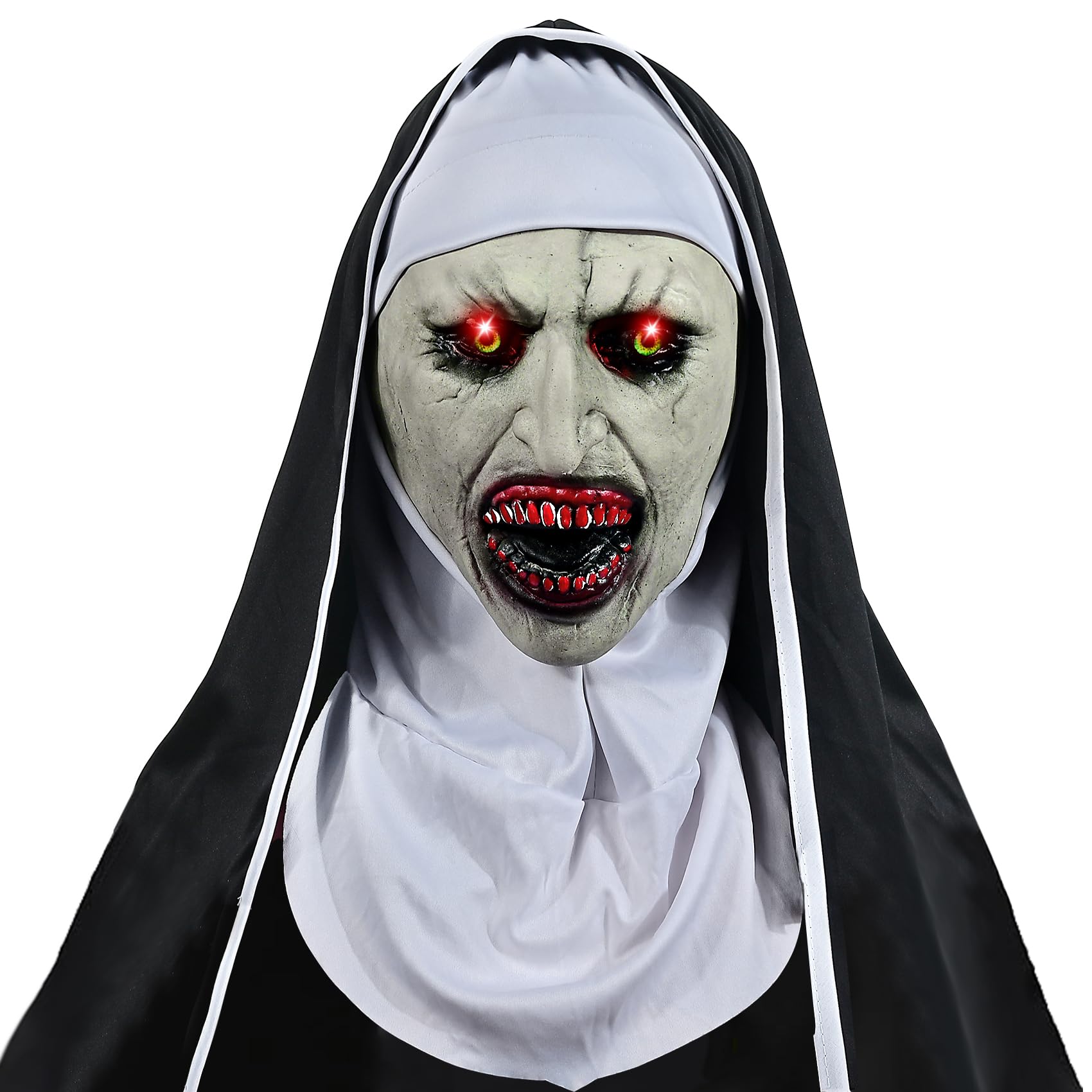 Visage D'horreur Souriant 1 Pièce Asque Effrayant D'halloween