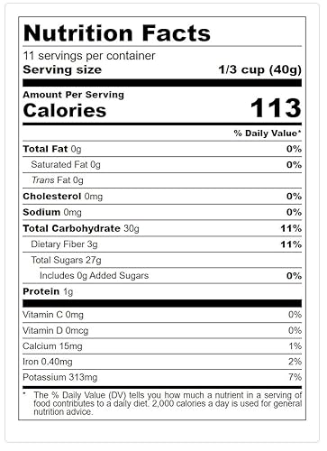Miniatura 4 de Bella Viva Orchards Dátiles orgánicos Deglet Noor (picados), dulce sin azúcar añadido, 1 libra de fruta seca