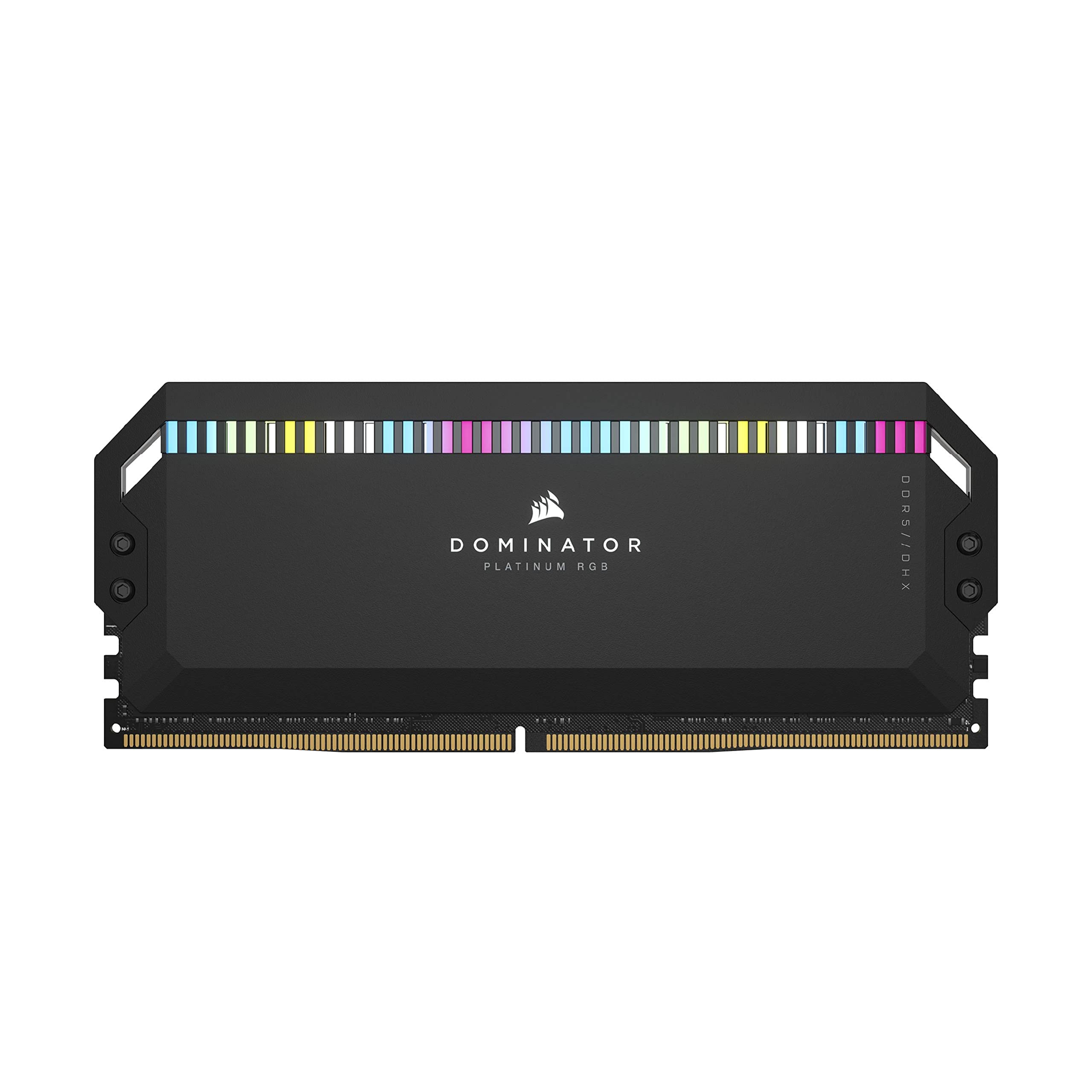 Corsair Dominator Platinum RGB DDR5 RAM 32Go (2x16Go) 7200MHz CL34 Intel XMP Compatible iCUE Mémoire d'Ordinateur - Noir (CMT32GX5M2X7200C34)