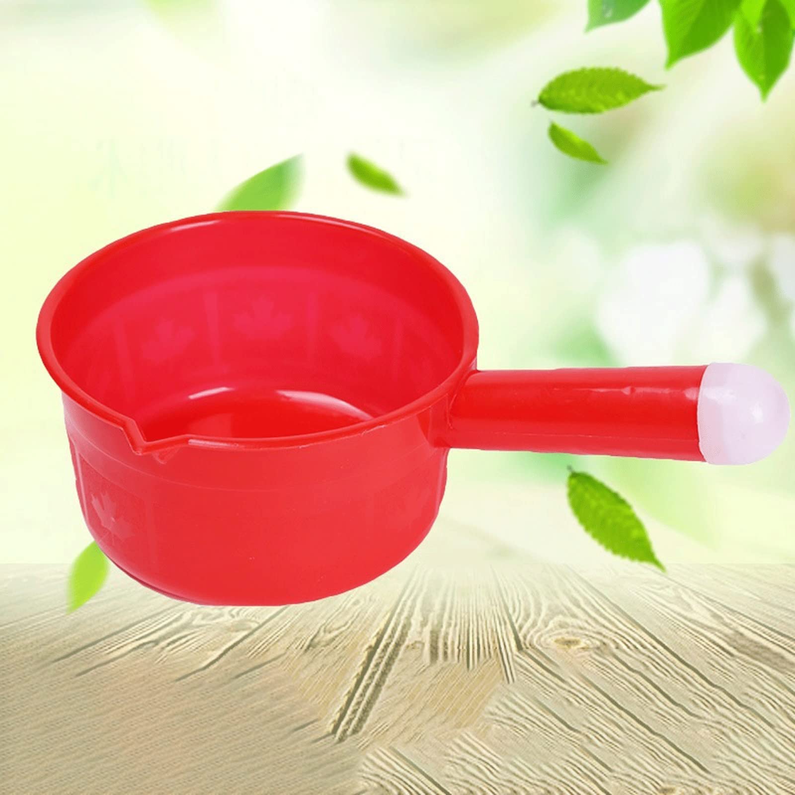 Wisząca długa rączka miarka na wodę pogrubiona plastikowa chochla do kąpieli łyżka owoce warzywa mycie miarka domowe przybory kuchenne