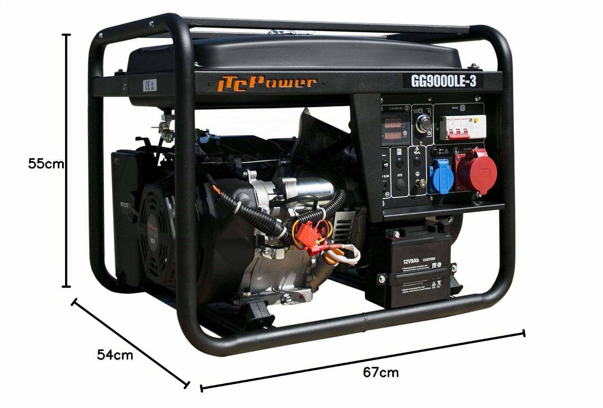 ITCPower GG9000LE-3 Generador Gasolina Trifásico