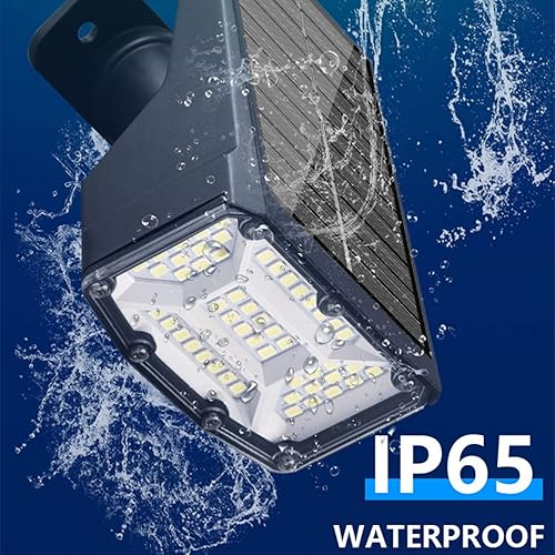 Miniatura 9 de Luces solares 2 en 1 para exteriores, sensor de movimiento, luces para exteriores con 50/53 cuentas de lámpara LED para valla, patio, jardín, patio,